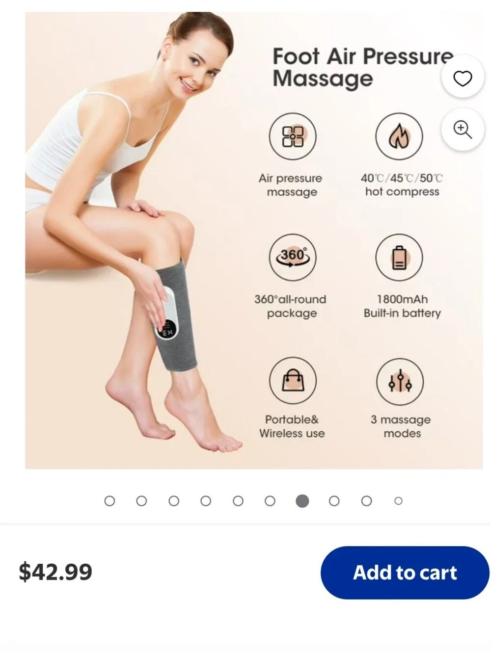 Leg Massager Boot Set - New